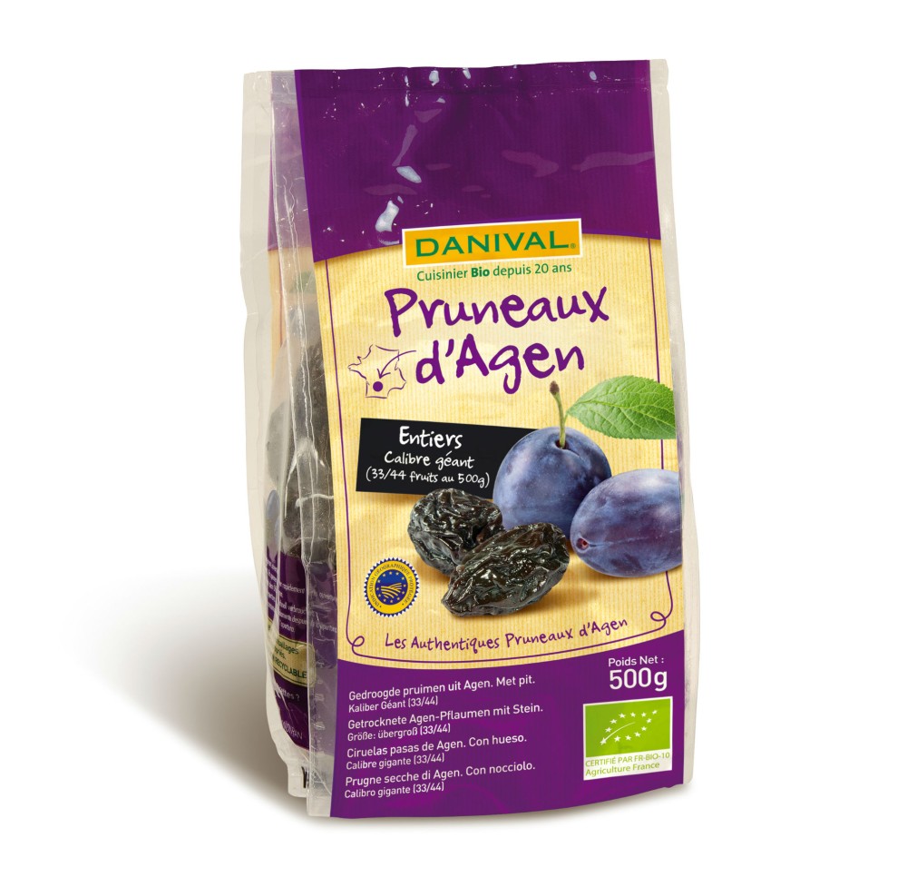 DANIVAL Pruneaux d'Agen 33/44 500 g DANIVAL Pruneaux d'Agen 33/44 500 g