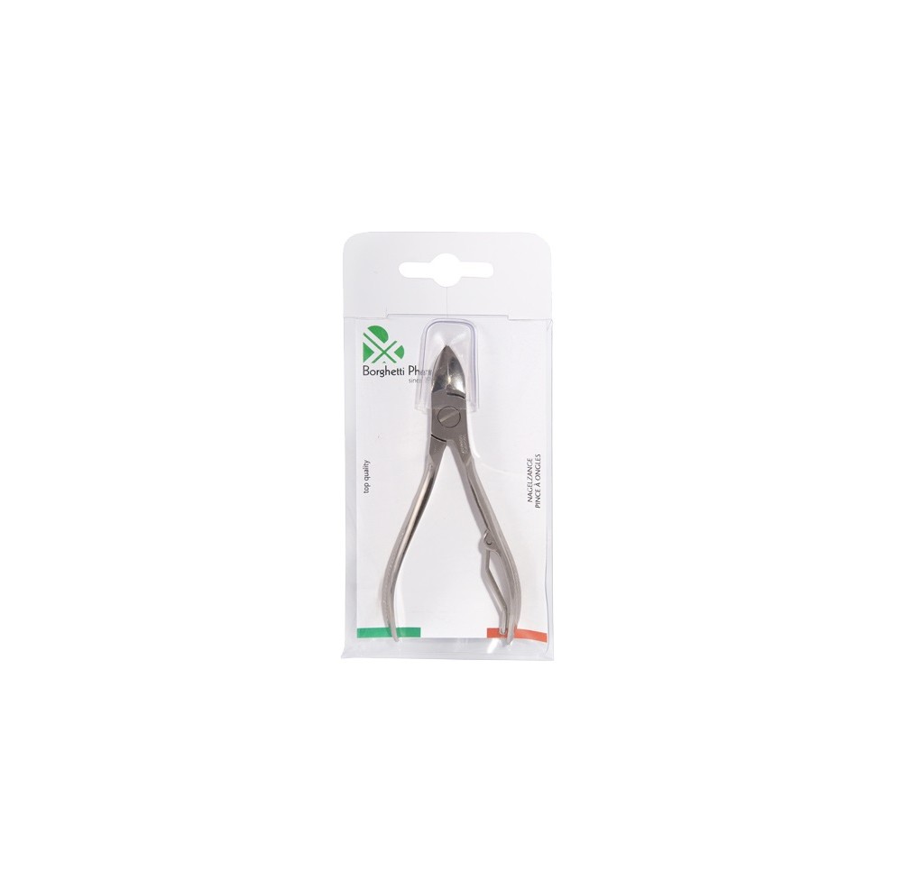 BORGHETTI Pince à ongles 10cm acier nickelé