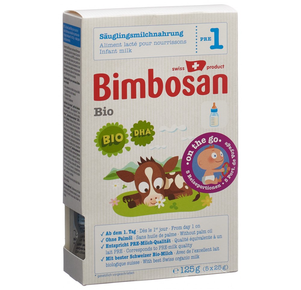 BIMBOSAN Bio 1 nourriss voya 5 x 25 g