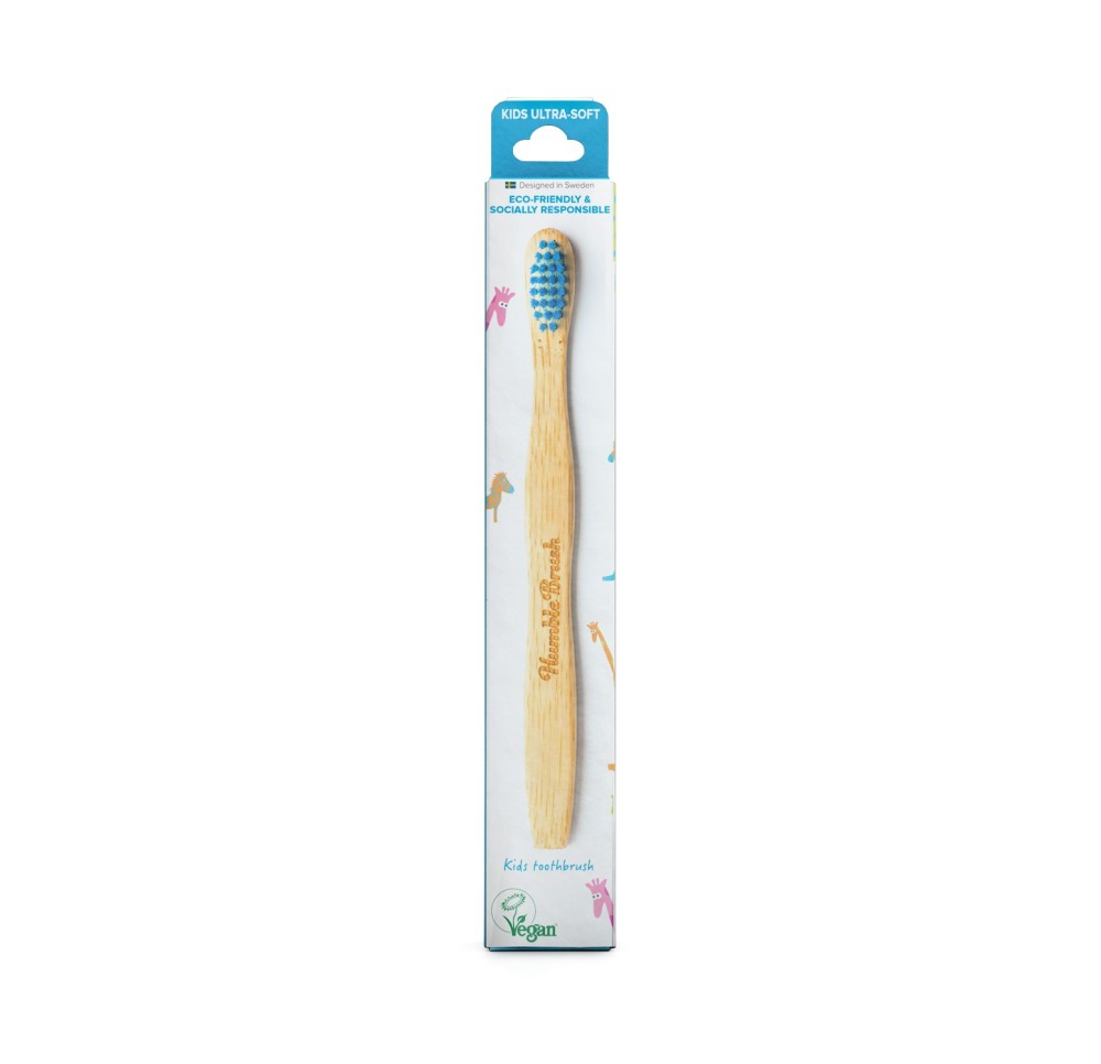 HUMBLE BRUSH Brosse à dents enfant bleu HUMBLE BRUSH Brosse à dents enfant bleu
