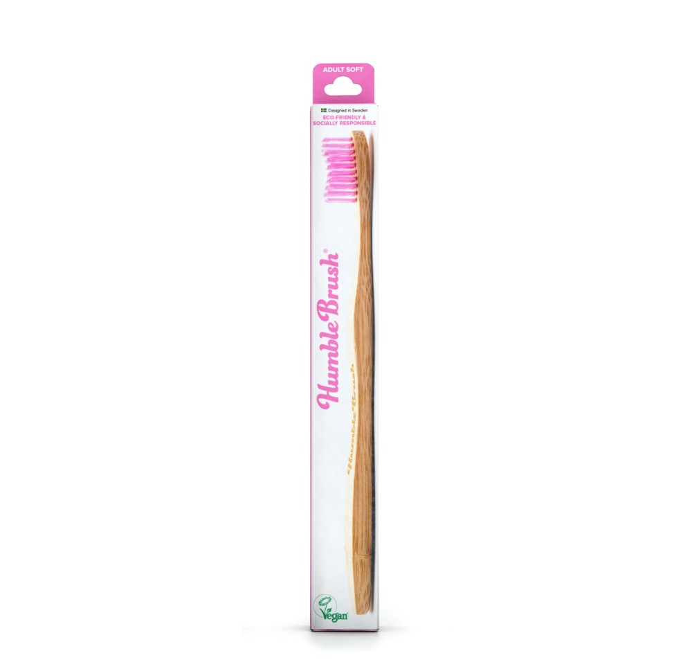 HUMBLE BRUSH Brosse à dents adulte violet HUMBLE BRUSH Brosse à dents adulte violet