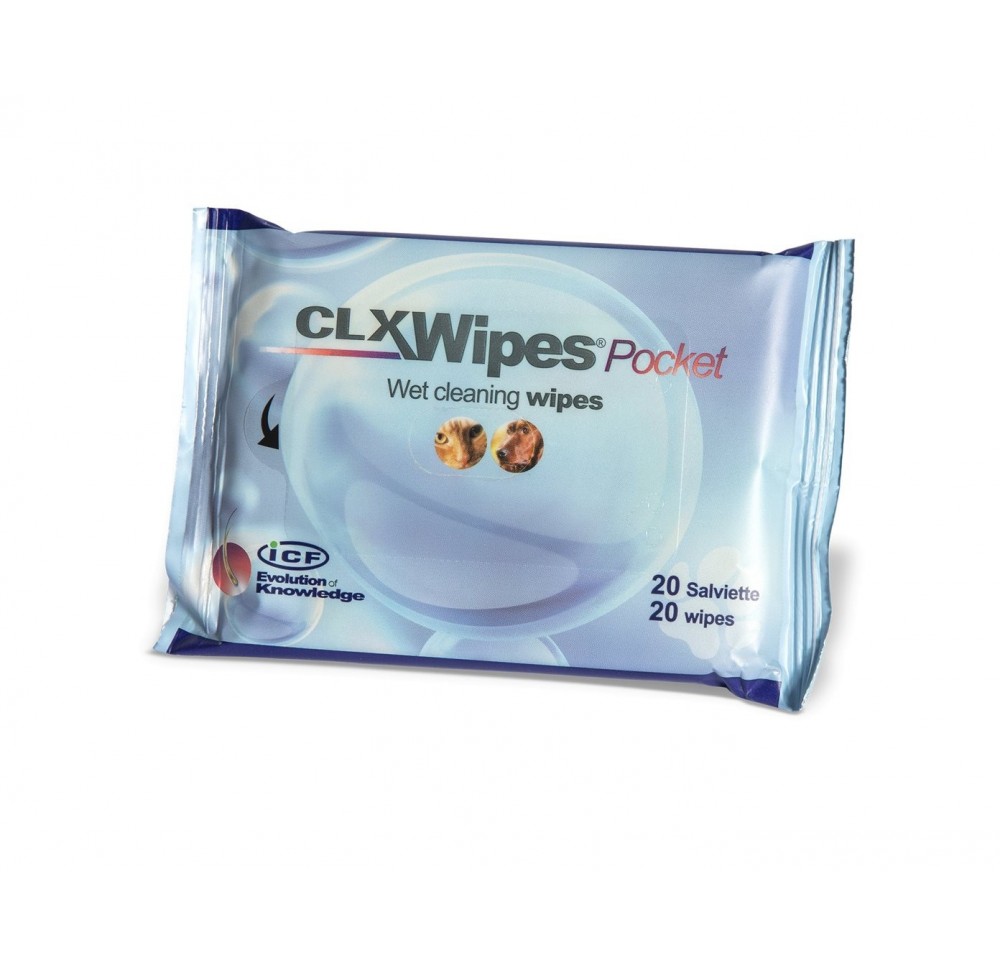 CLX WIPES pocket Linget nettoy chiens chats 20 pce