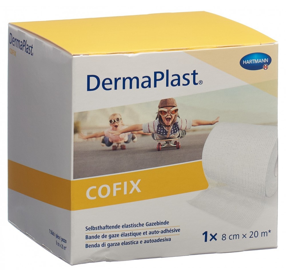 DERMAPLAST CoFix 8cmx20m blanc