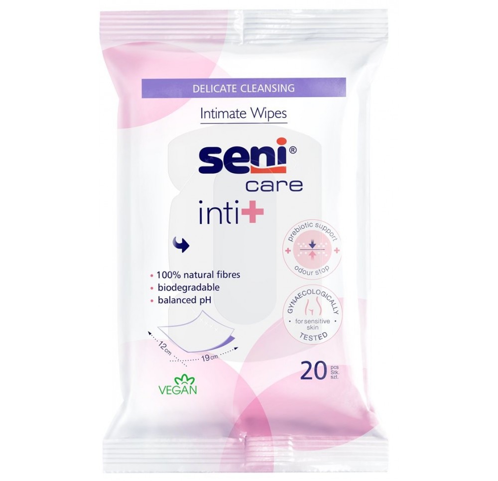 SENI Care lingettes humides inti+ sach 20 pce