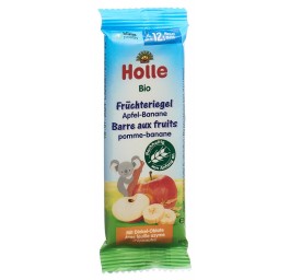 HOLLE barre fruits pomme banane bio 25 g