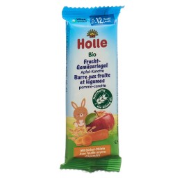 HOLLE barre fruits légumes pom carot bio 25 g