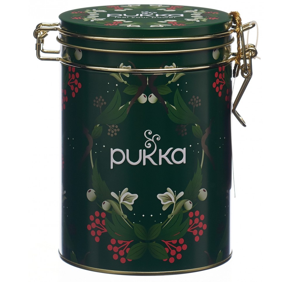 PUKKA Boîte-cadeau 2020 vert Thé Bio F 25 pce