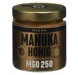 MADHU miel de manuka MGO250 (nouv) verre 500 g