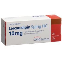 LERCANIDIPIN Spirig HC cpr pell 10 mg 98 pce
