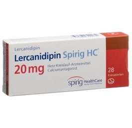 LERCANIDIPIN Spirig HC cpr pell 20 mg 28 pce