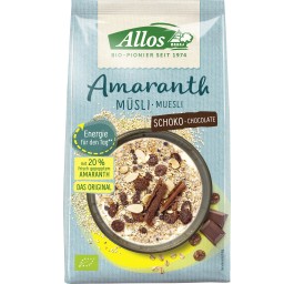 ALLOS muesli à l'amarante et au chocolat 375 g