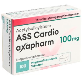 ASS CARDIO axapharm cpr pell 100 mg 100 pce