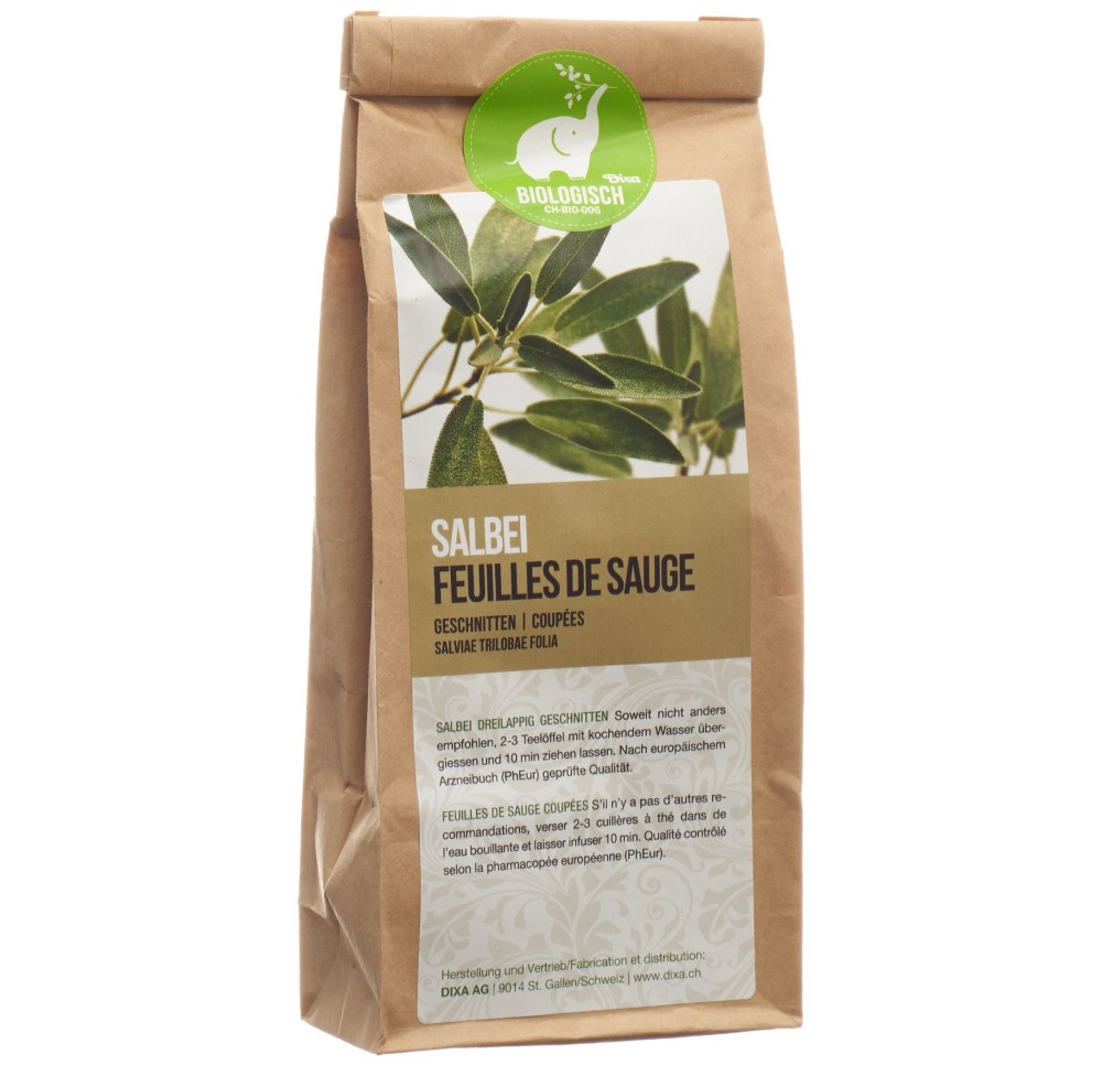 DIXA Sauge feuilles PhEur BIO coupées 90 g