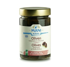 MANI Olives Kalamata huile d'olive cru bio 280 g