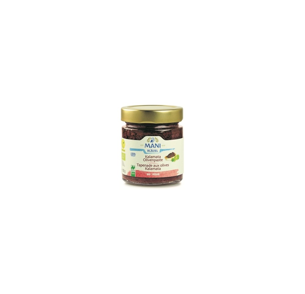 MANI Tapenade aux olives Kalamata bio 180 g MANI Tapenade aux olives Kalamata bio 180 g