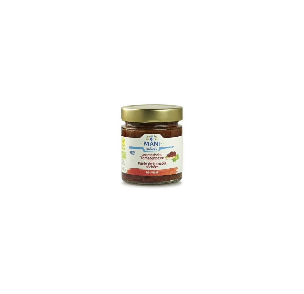 MANI Purée de tomates sechées bio 180 g MANI Purée de tomates sechées bio 180 g