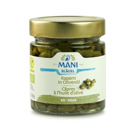 MANI Câpres à l'huile d'olive bio verre 180 g