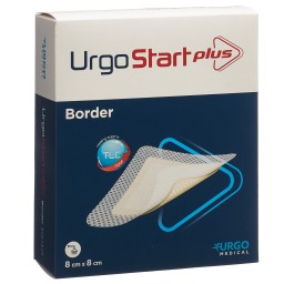 URGOSTART Plus Border pansement adh 8x8cm 10 pce
