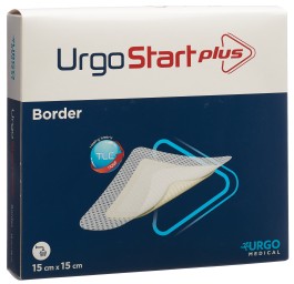 URGOSTART Plus Border pansement adh 15x15cm 10 pce