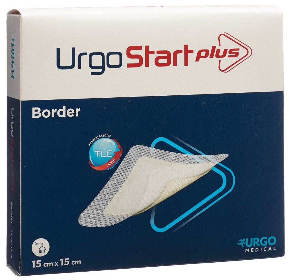 URGOSTART Plus Border pansement adh 15x15cm 10 pce URGOSTART Plus Border pansement adh 15x15cm 10 pce