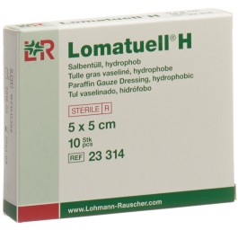 LOMATUELL H tulle grasse vaseli 5x5cm st 10 pce