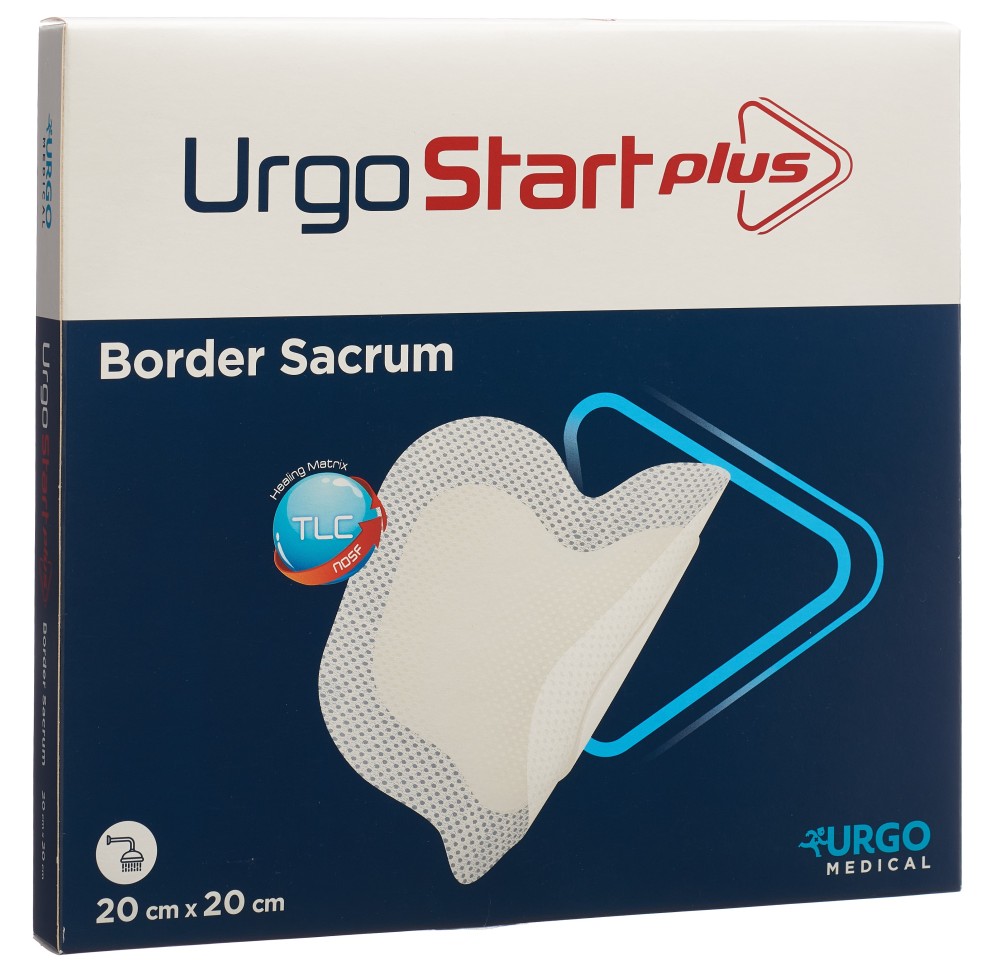 URGOSTART Plus Border pansement adh 20x20cm 5 pce