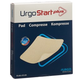 URGOSTART Plus compresse pansement 6x6cm 10 pce