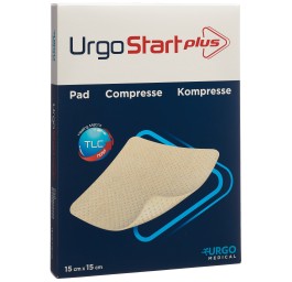 URGOSTART Plus compresse pansement 15x15cm 10 pce