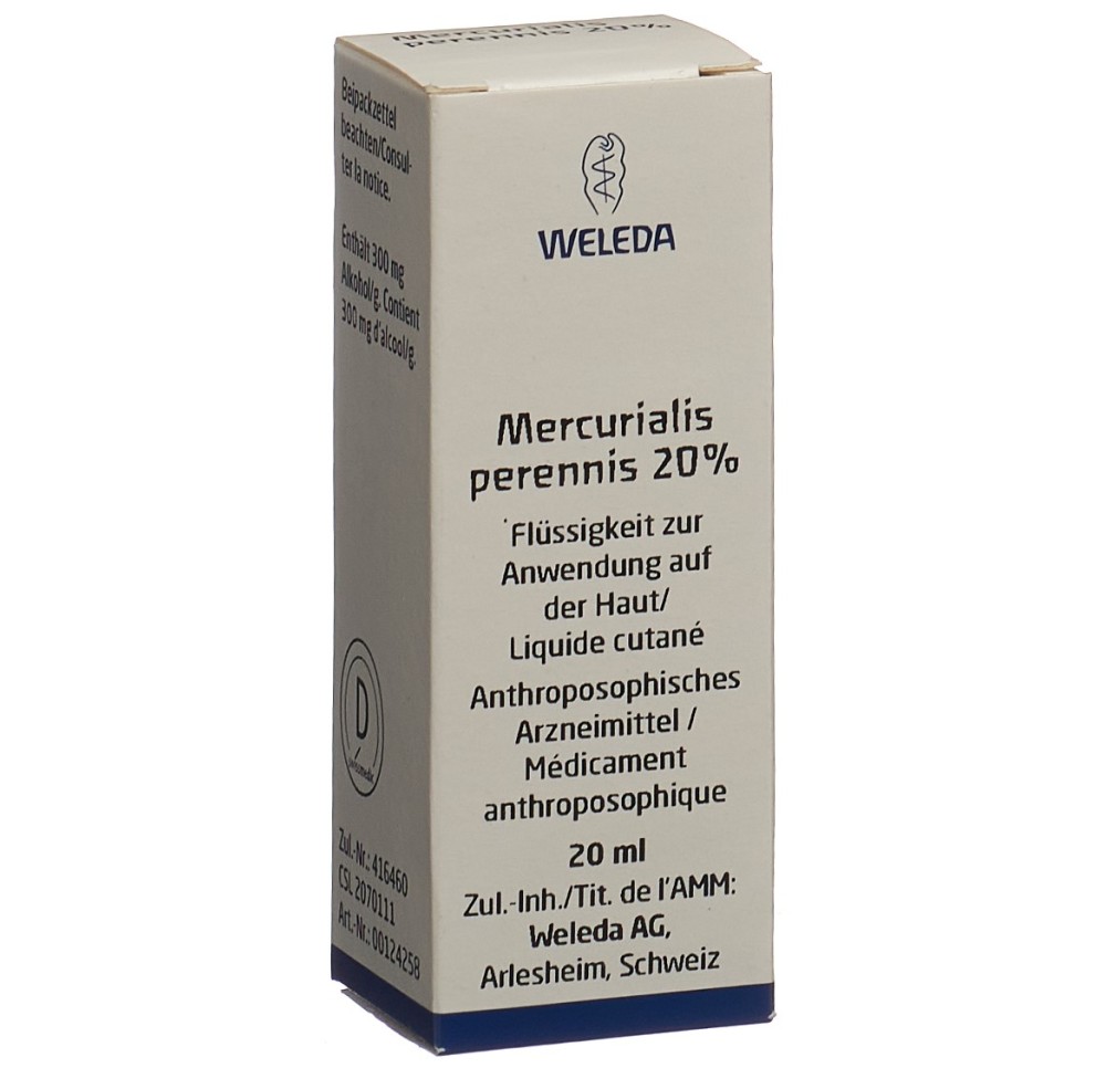 WELEDA mercurialis perennis 20 % externum 20 ml