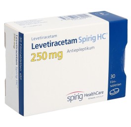 LEVETIRACETAM Spirig HC cpr pell 250 mg 30 pce