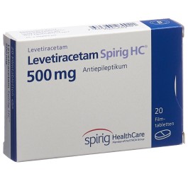 LEVETIRACETAM Spirig HC cpr pell 500 mg 20 pce