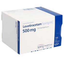 LEVETIRACETAM Spirig HC cpr pell 500 mg 100 pce