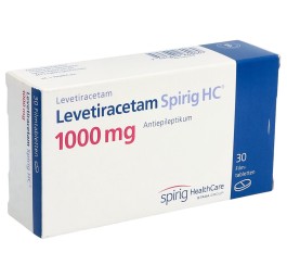 LEVETIRACETAM Spirig HC cpr pell 1000 mg 30 pce