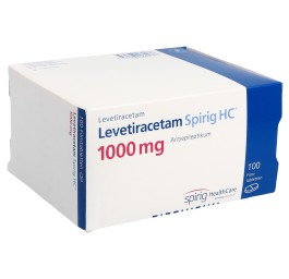 LEVETIRACETAM Spirig HC cpr pell 1000 mg 100 pce