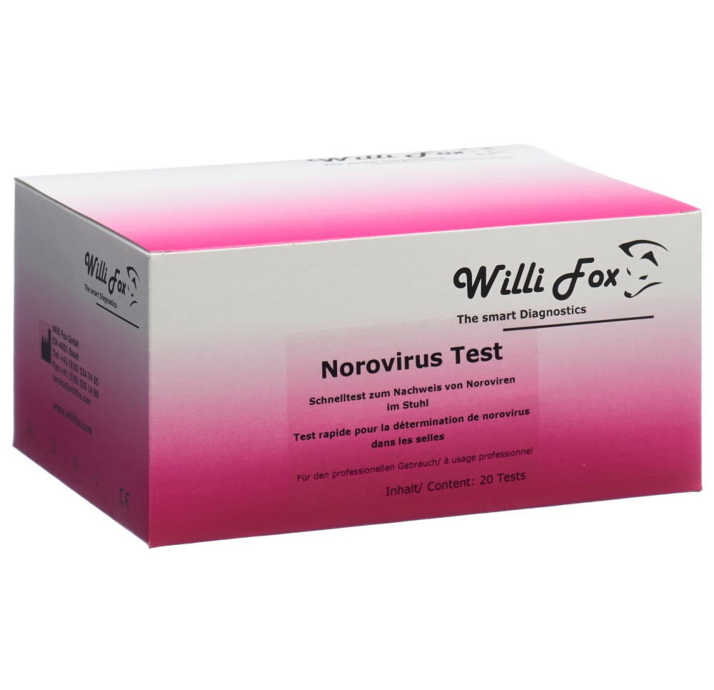 WILLI FOX test de selles norovirus 20 pce
