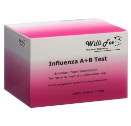WILLI FOX test rapide influenza A&B 5 pce