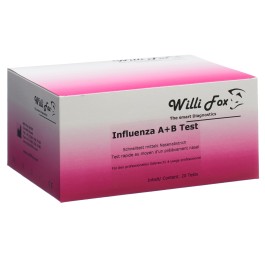 WILLI FOX test rapide influenza A&B 20 pce
