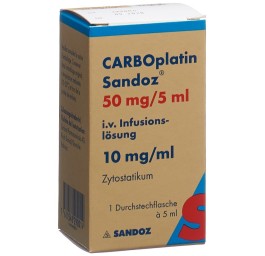 CARBOPLATINE Sandoz sol perf 50 mg/5ml flac