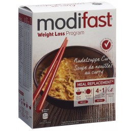 MODIFAST Programm soupe de nouilles curry 4 x 55 g