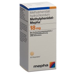 METHYLPHENIDAT Mepha depotabs 18 mg bte 30 pce