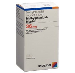 METHYLPHENIDAT Mepha depotabs 36 mg bte 30 pce