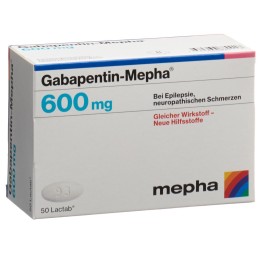 GABAPENTIN Mepha Lactab 600 mg 50 pce