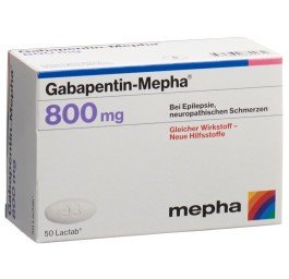 GABAPENTIN Mepha Lactab 800 mg 50 pce