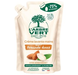 L'ARBRE VERT Rech savon mains amande bio fr 300 ml