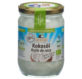 DR. GOERG Huile de coco crue verre 500 ml