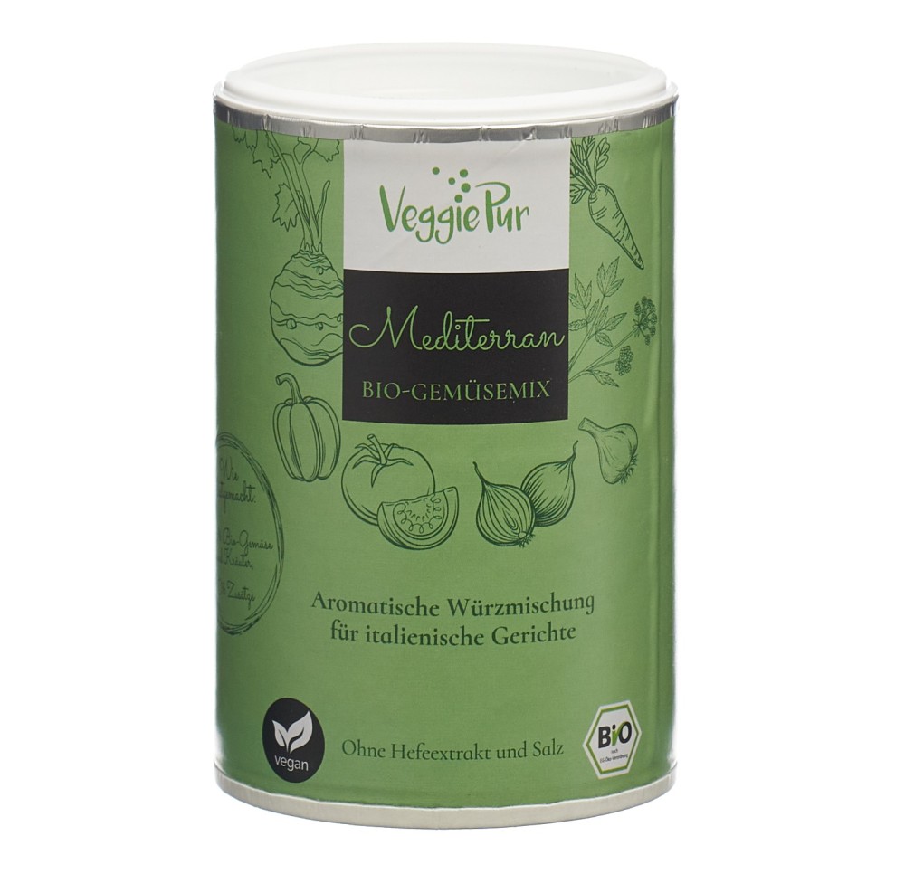 VEGGIEPUR Mélange Légumes MÉDITERRANÉEN 130 g VEGGIEPUR Mélange Légumes MÉDITERRANÉEN 130 g