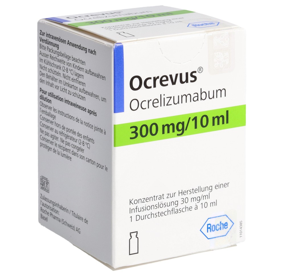 OCREVUS conc perf 300 mg/10ml flac OCREVUS conc perf 300 mg/10ml flac