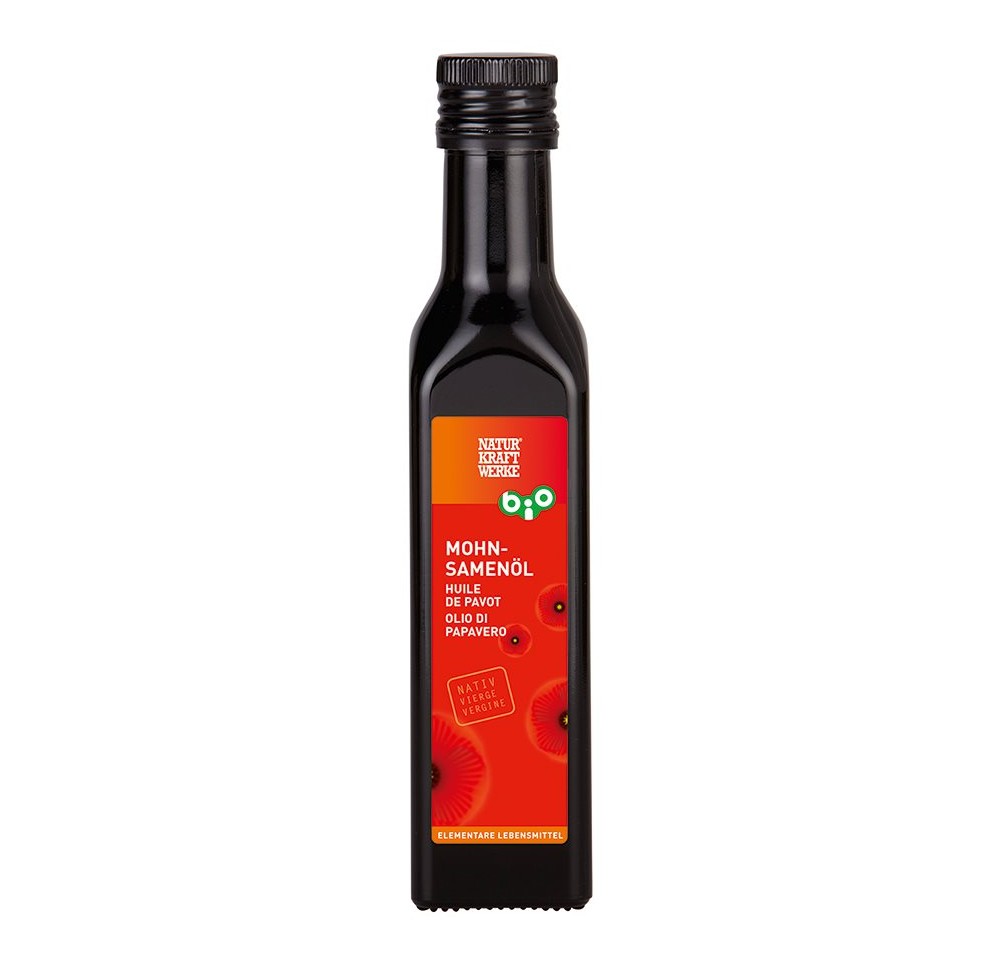 NATURKRAFTWERKE Huile de pavot vierge bio 250 ml
