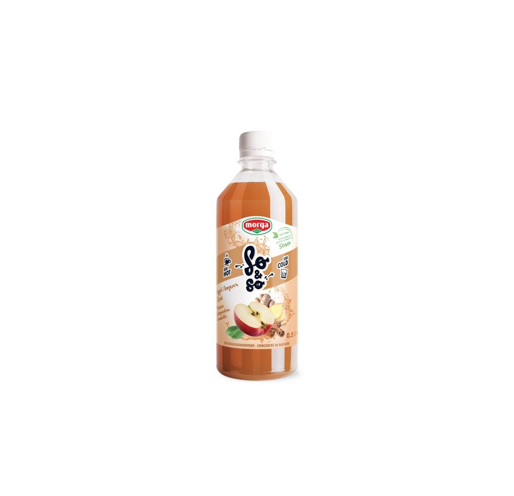 SO&SO Pomme-gingemb-cann conc avec stévia fl 5 dl SO&SO Pomme-gingemb-cann conc avec stévia fl 5 dl