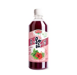 SO&SO Hibiscus-menthe conc avec stévia fl 5 dl